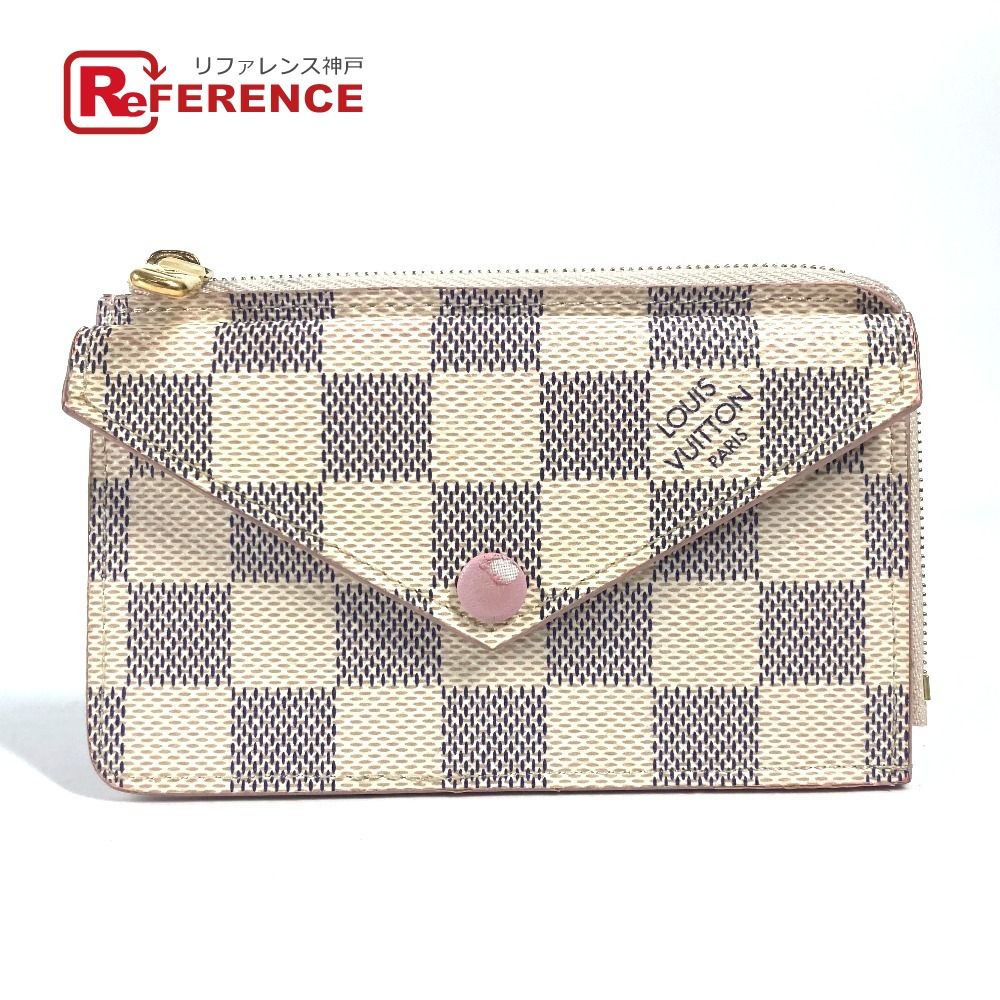 LOUIS VUITTON ルイヴィトン コインケース ポルトカルト レクトヴェ N60498 ダミエアズールキャンバス ピンク