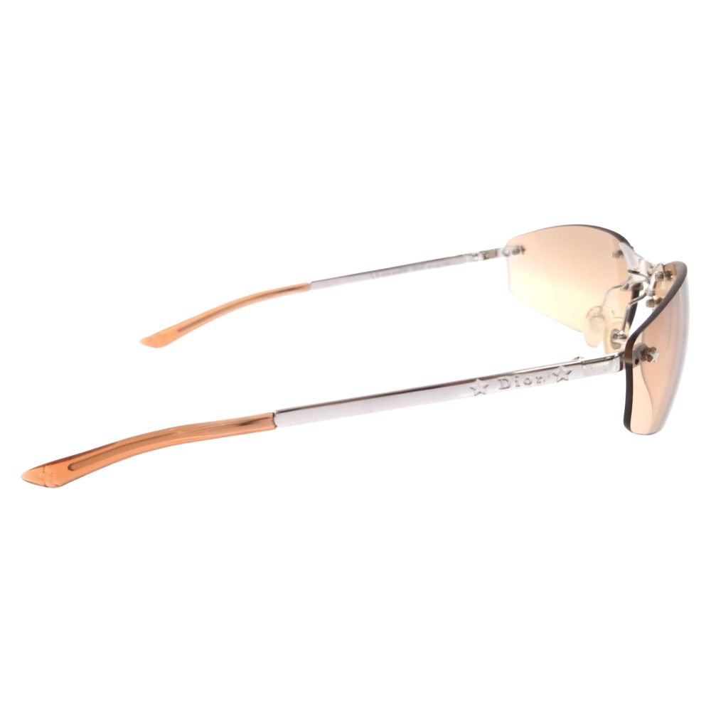 DIOR (ディオール) リムレス カラーレンズサングラス シルバー