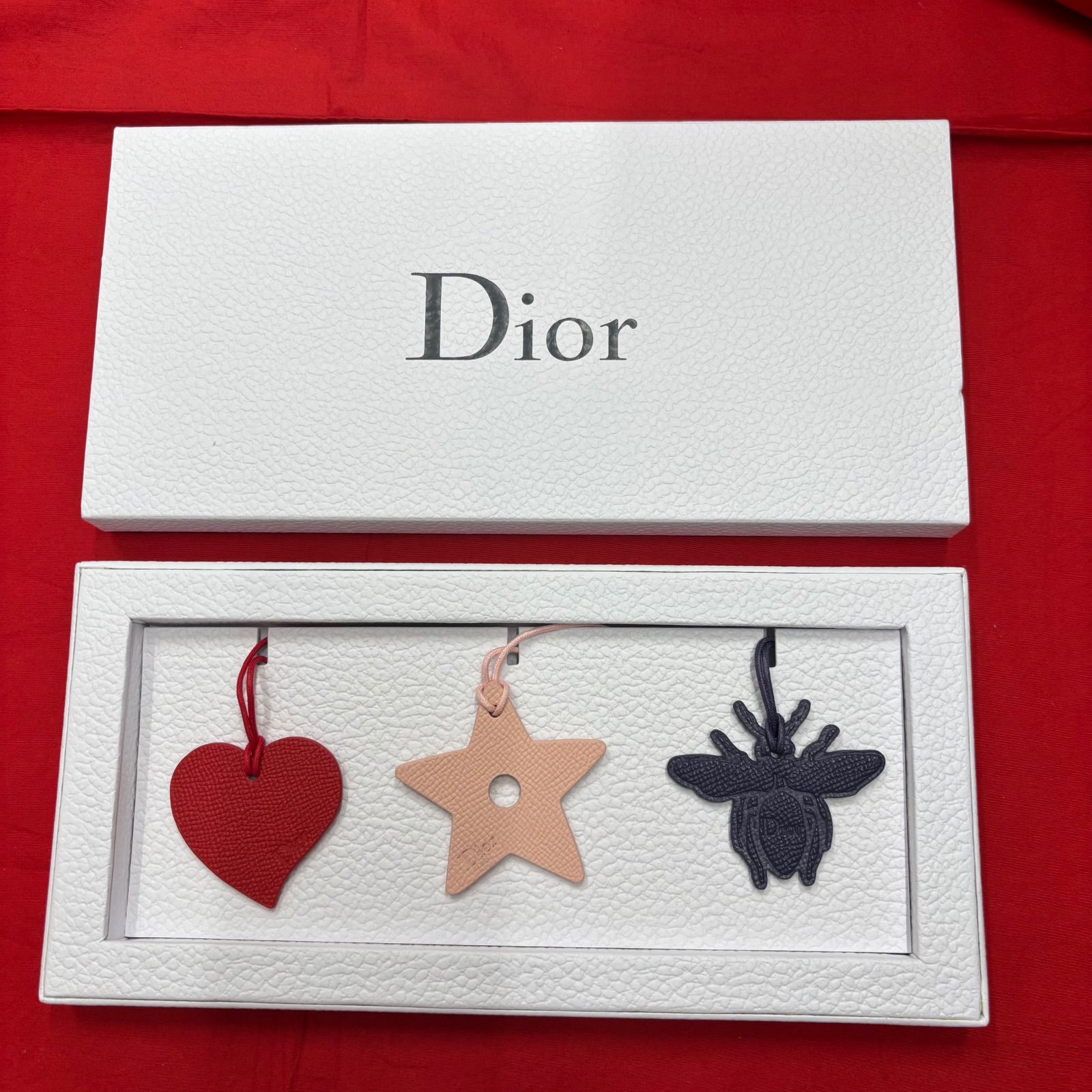 Christian Dior チャームセット 未使用 新品 Dior チャーム レザー ノベルティ セット ディオール