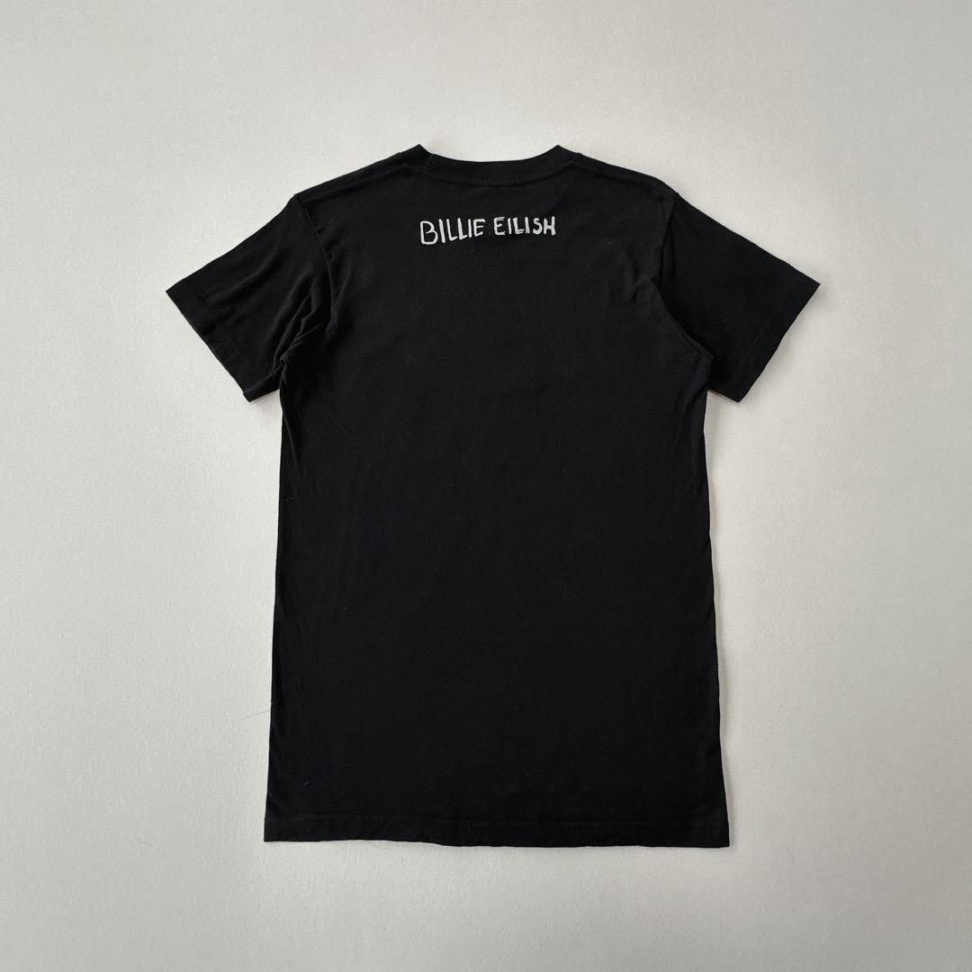ビリーアイリッシュ ジャケット プリントTシャツ ブラック BILLE ビリーアイリッシュ ジャケット プリントTシャツ ブラック BILLE