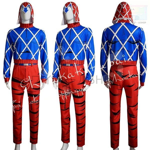 ジョジョの奇妙な冒険 風 黄金の風 グイード ミスタ コスプレ衣装 cos靴 cosplay コスチューム仮装変装 ハロウィン