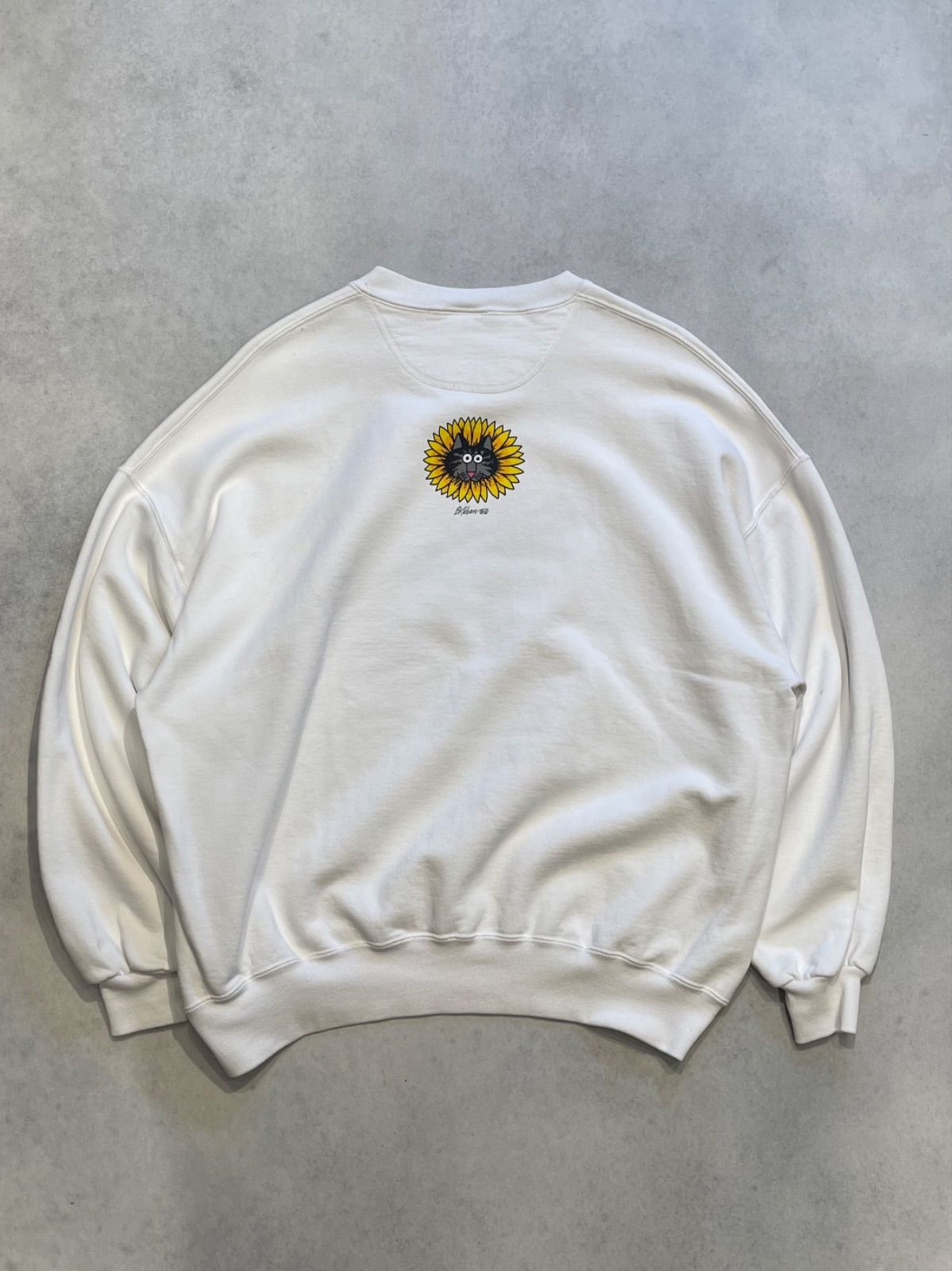 90s USA製 クリバンキャット サンフラワー ひまわり スウェット 白 楽天市場】90s USA製 オールド □ ヒマワリ アート 大判