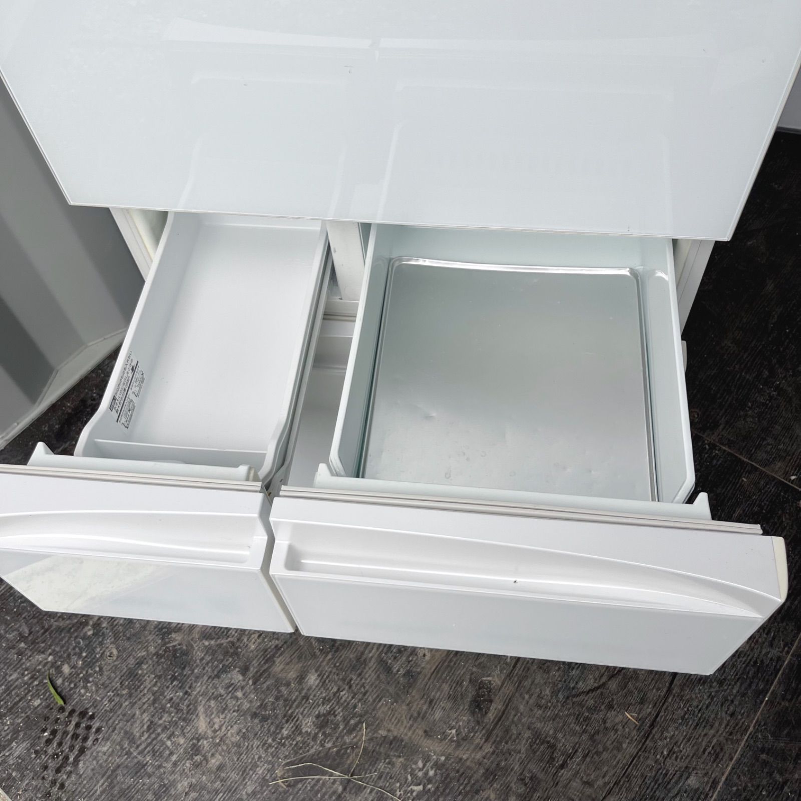 36取付無料！東芝ベジータ真ん中野菜室 自動製氷付きホワイト5ドア冷蔵庫！ 36取付無料！東芝ベジータ真ん中野菜室 自動製氷付きホワイト5ドア