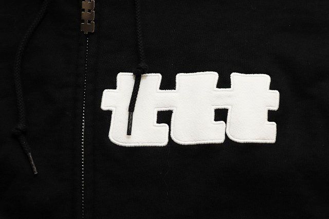 TTT MSW 25SS LOGO ZIPUP HOODIE BLACK M TTT-25SS-CT03 ロゴ TTT MSW 25SS LOGO ZIPUP HOODIE BLACK M TTT-25SS-CT03 ロゴ