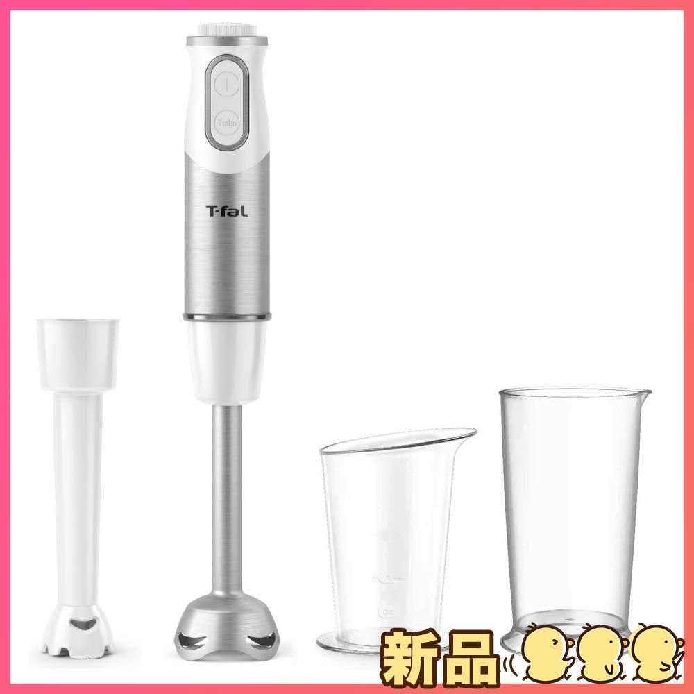 新品ティファール ハンドブレンダー 1台3役 つぶす まぜる 離乳食 ハイパワー スピード調節 レシピブック付き ハンドブレンダー ベビー スノーホワイト HB65G1JP