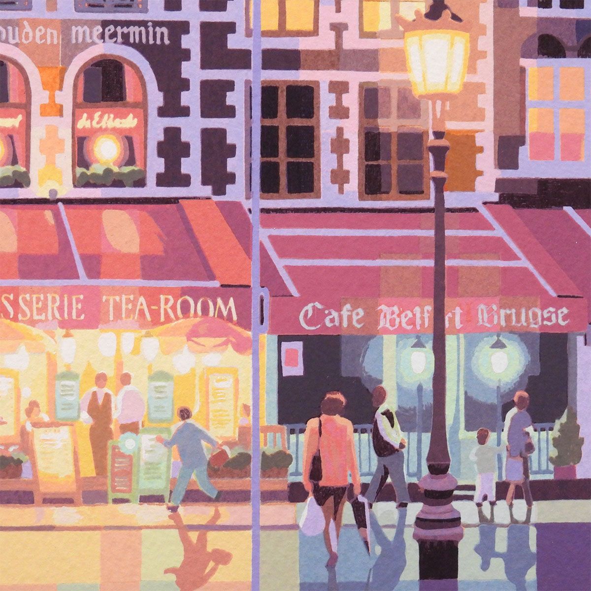 笹倉鉄平 ステップト・ゲイブルズ 風景画 作家直筆サイン