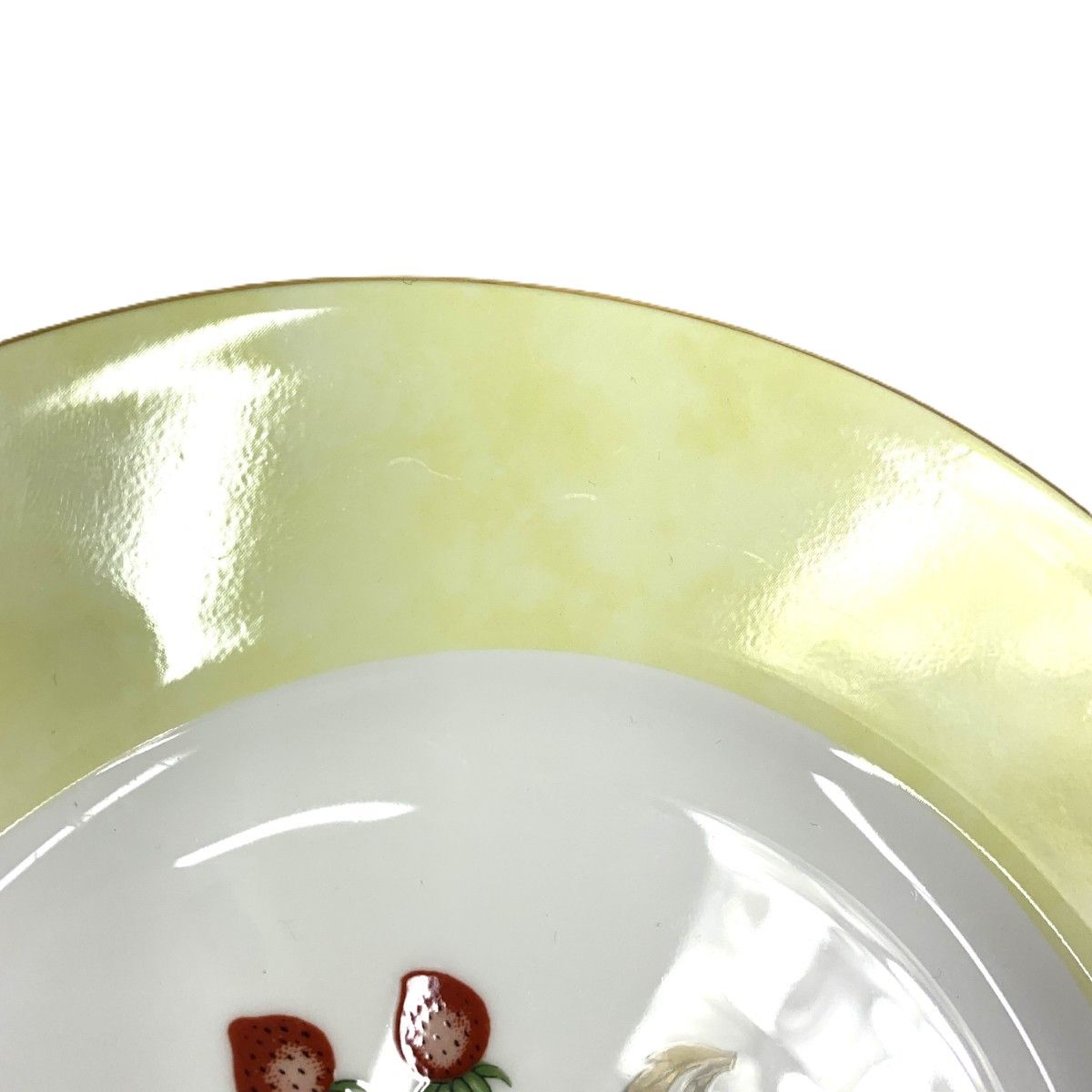良好 Wedgwood ウェッジウッド ワイルドストロベリーフルリム プレート 