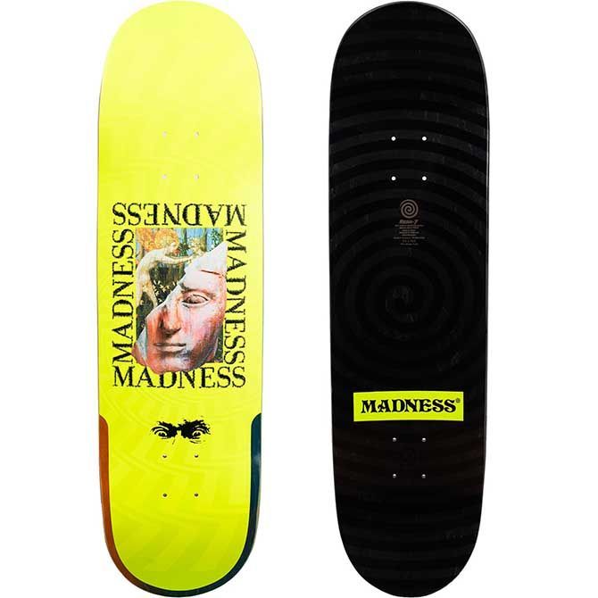 値下げ　マッドネス　新品　8.75デッキ マッドネススケートボード フェイスプラント 8.75'' / Madness