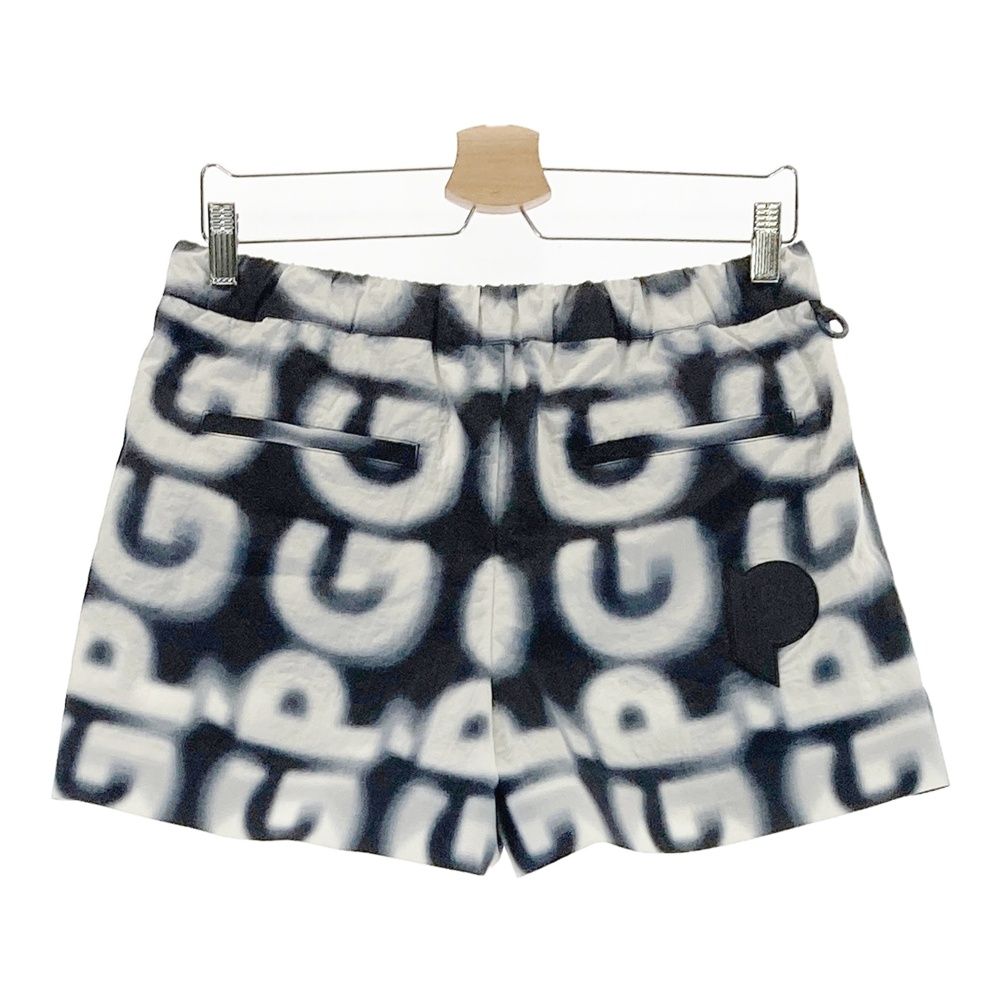 サイズ 1 PGG PEARLY GATES パーリーゲイツ モデル ナイロン ショートパンツ 総柄 ブラック系 240101438137 ゴルフウェア レディース ストスト