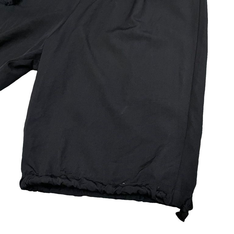 BISHOOL サルエルパンツ Urban Wool Gabardine Sarrouel Balloon Pants black × wine