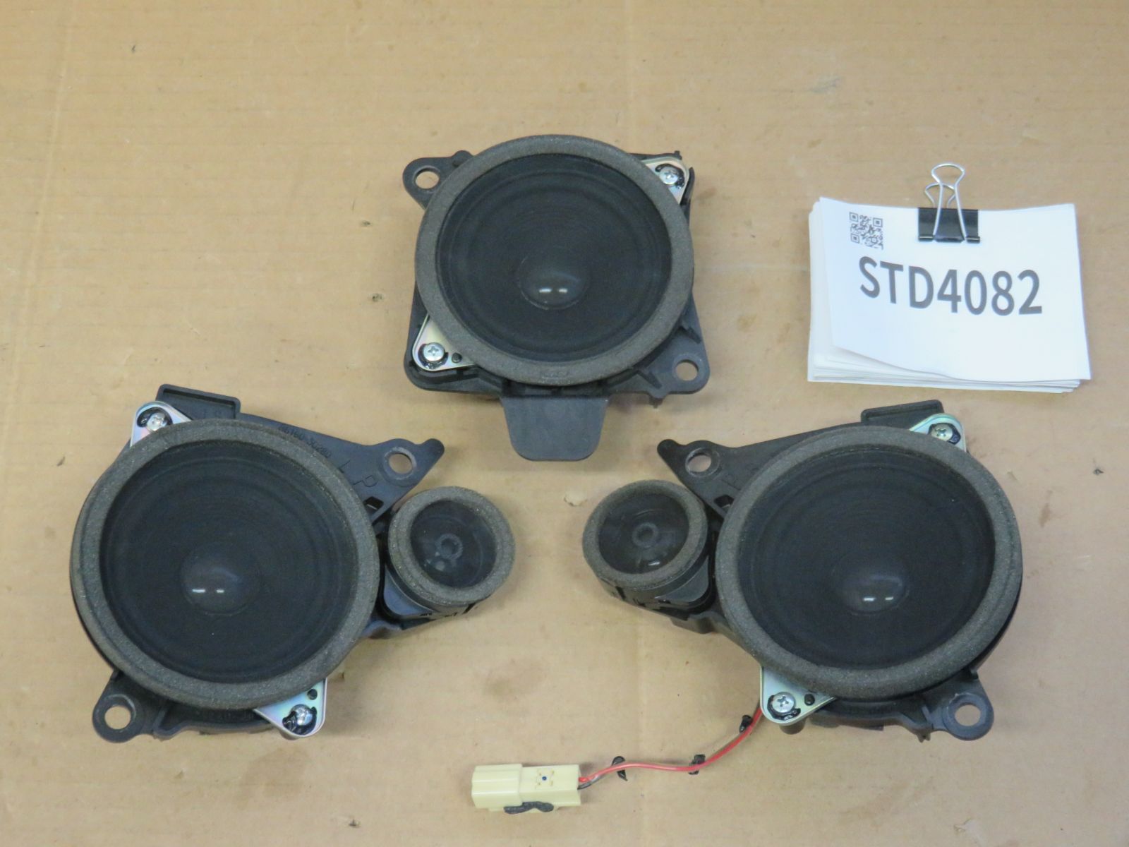 STD4082 レクサス LS 純正 USF40 LS460/スピーカー ツイーター/3点 86160-50280 86160-50260