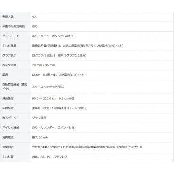 体組成計 ホワイト