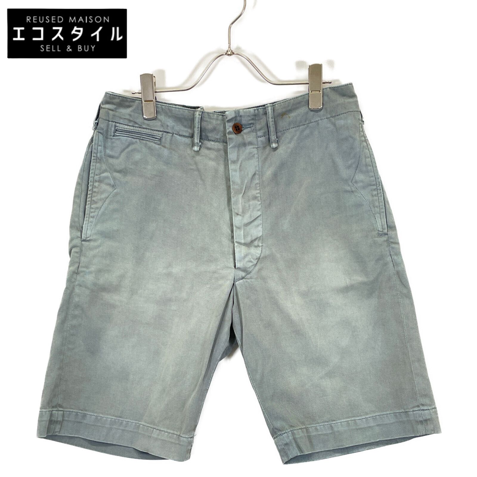 RRL ダブルアールエル 加工 ボタンフライ ショートパンツ 30 - メルカリ
