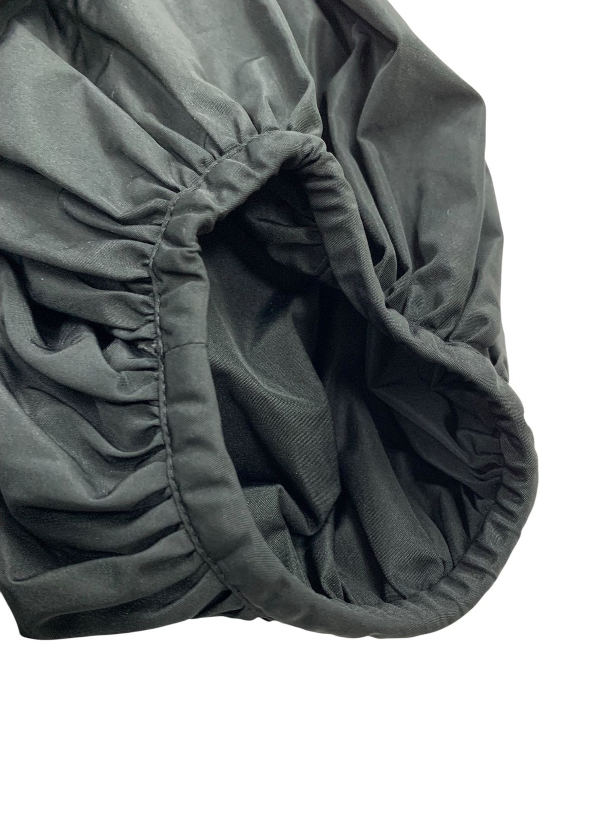 ルフィル 534-3110106 ブラウス F ブラック ライトタフタギャザー  