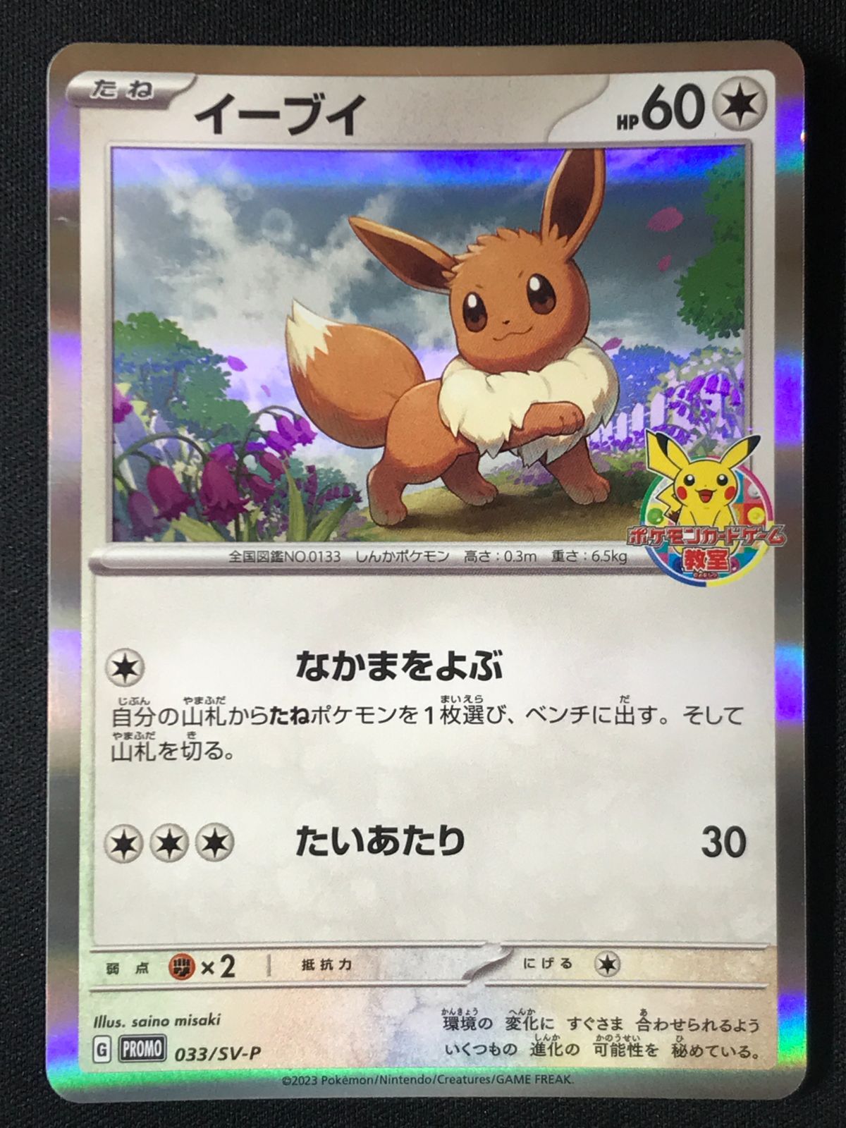 イーブイ ポケモンカードゲーム教室 033/SV-P PSA10 トレーディング