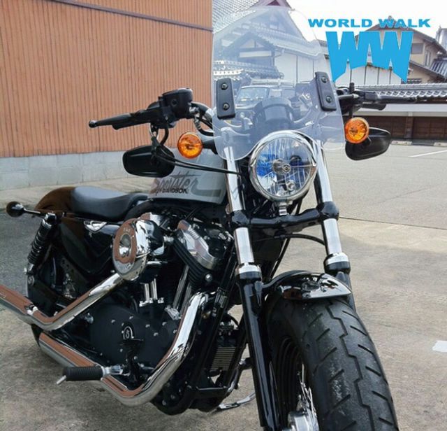 HD ハーレー XL1200C スポーツスター 汎用ウインドスクリーン ws