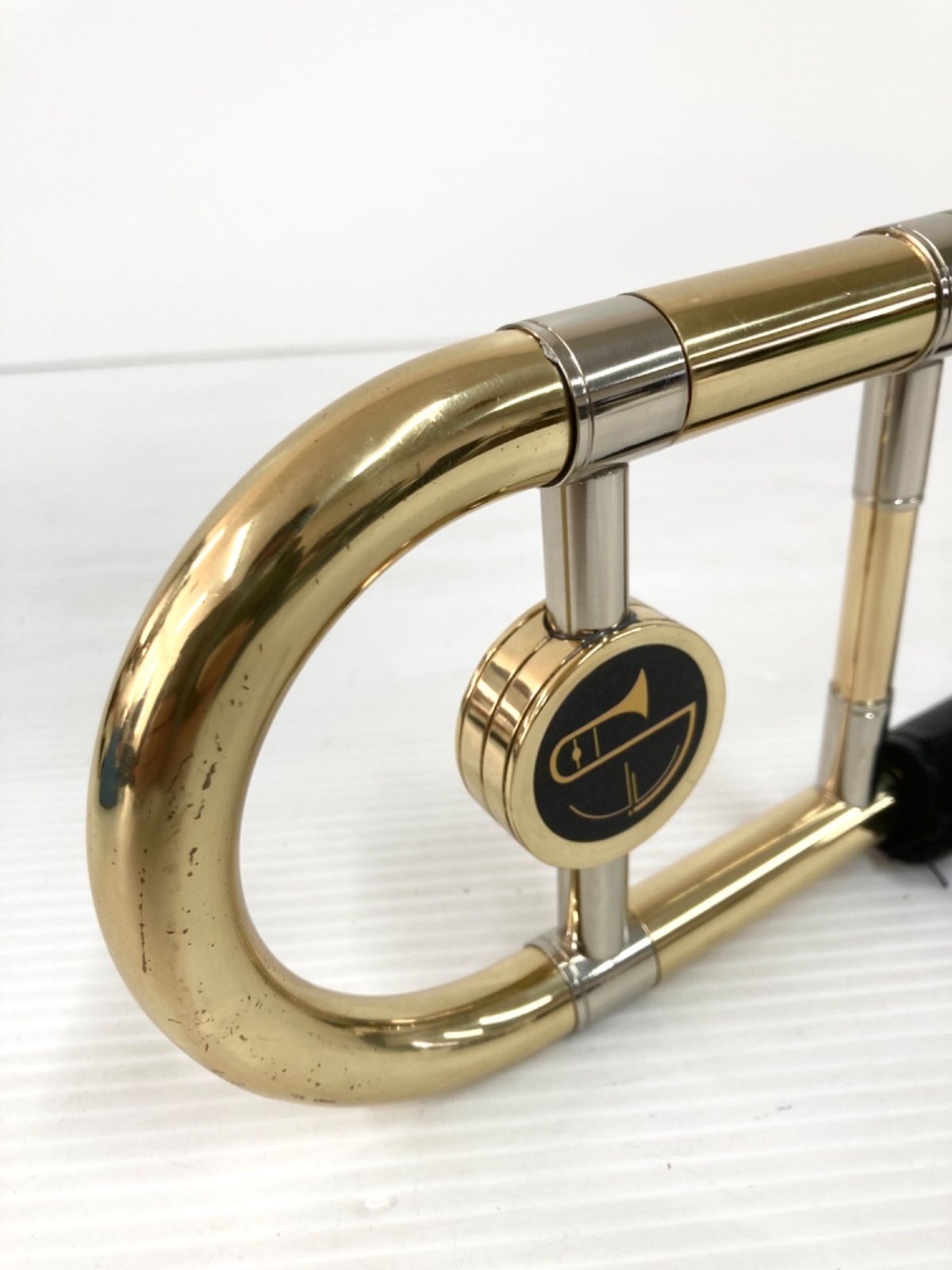 トロンボーン テナー B調 Tromboneゴールドラッカー ケース付学生用⑭