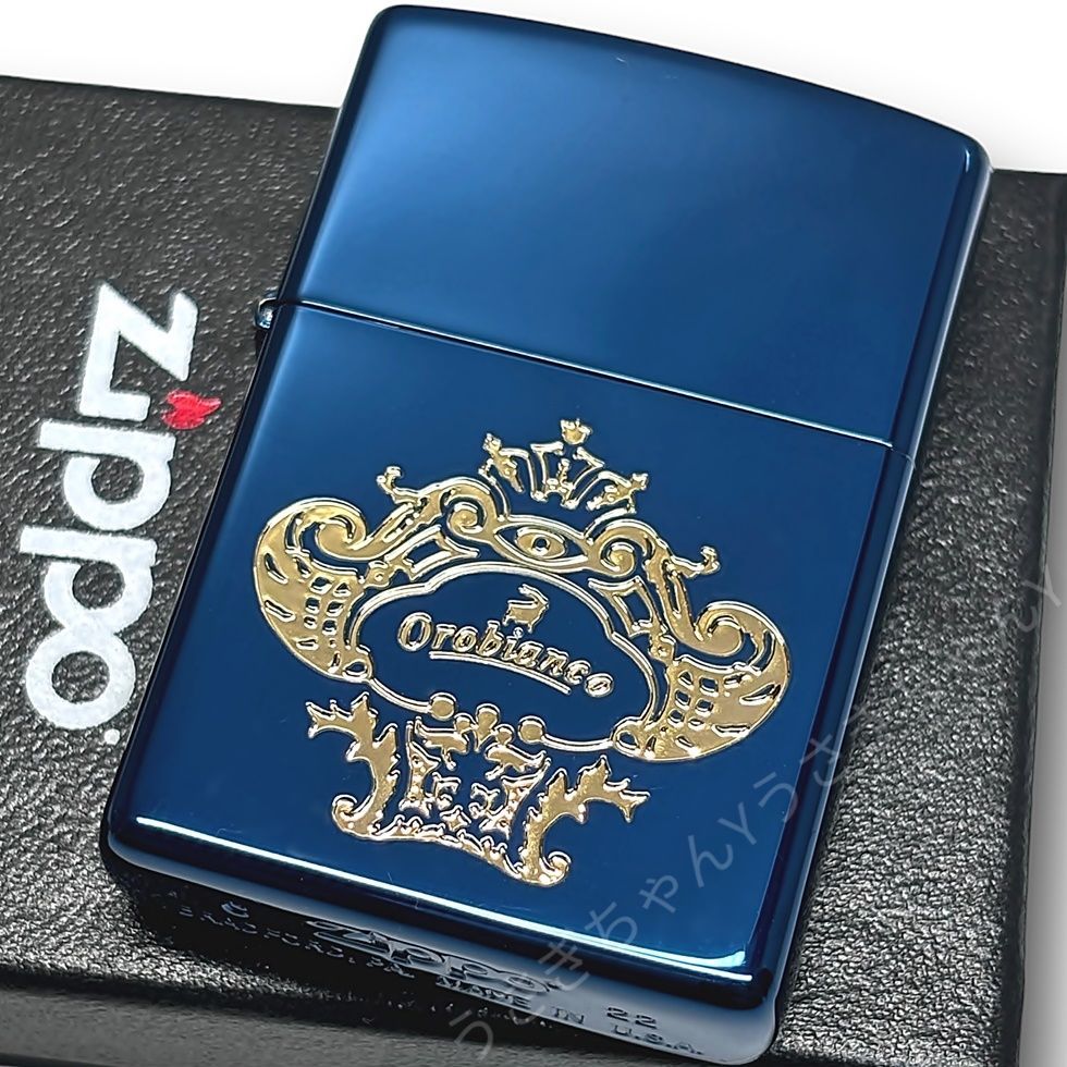 zippo☆Orobianco☆オロビアンコ☆イオンブルー☆ジッポ ライター