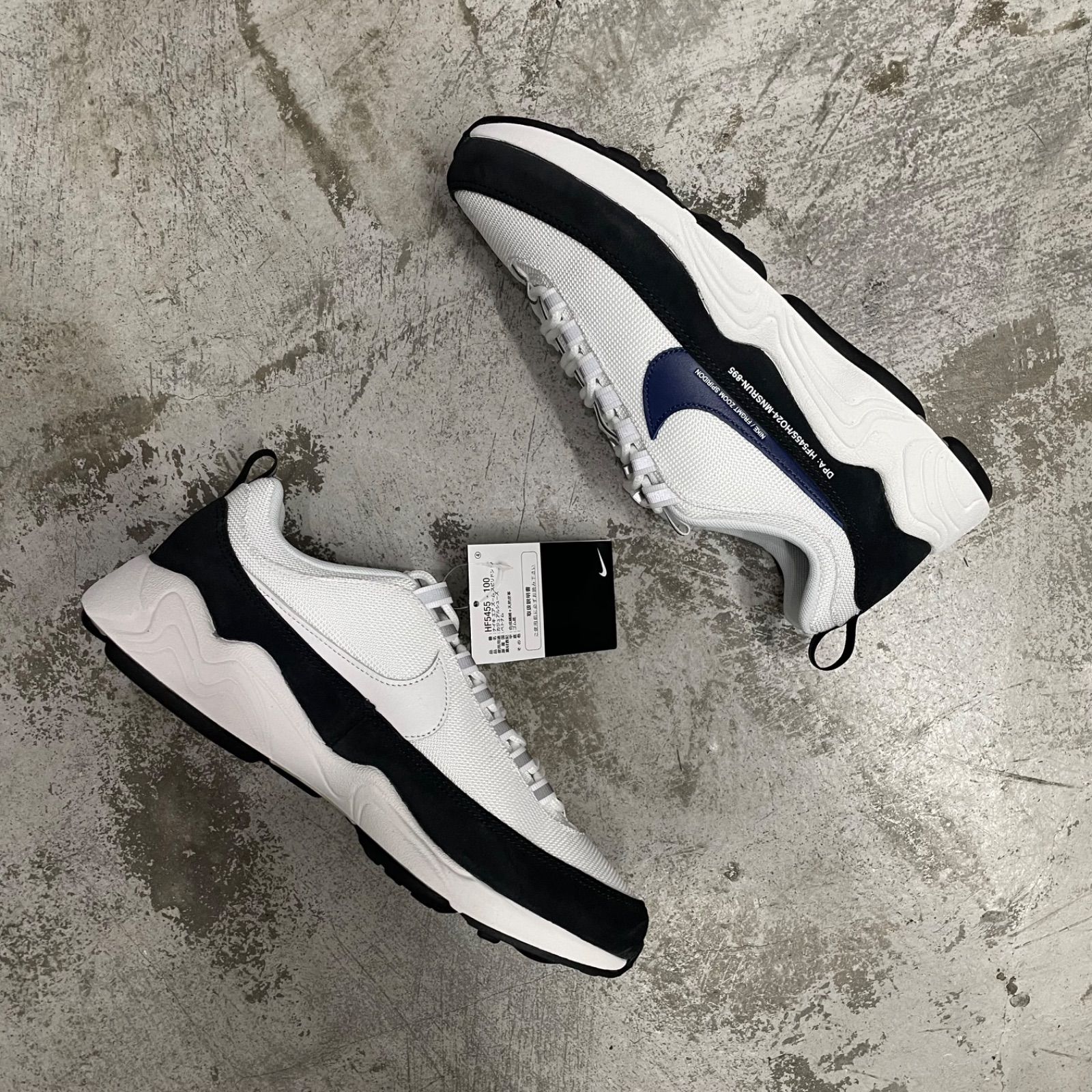 未使用品 国内正規 Fragment Nike Air Zoom Spiridon SP Blue Void 