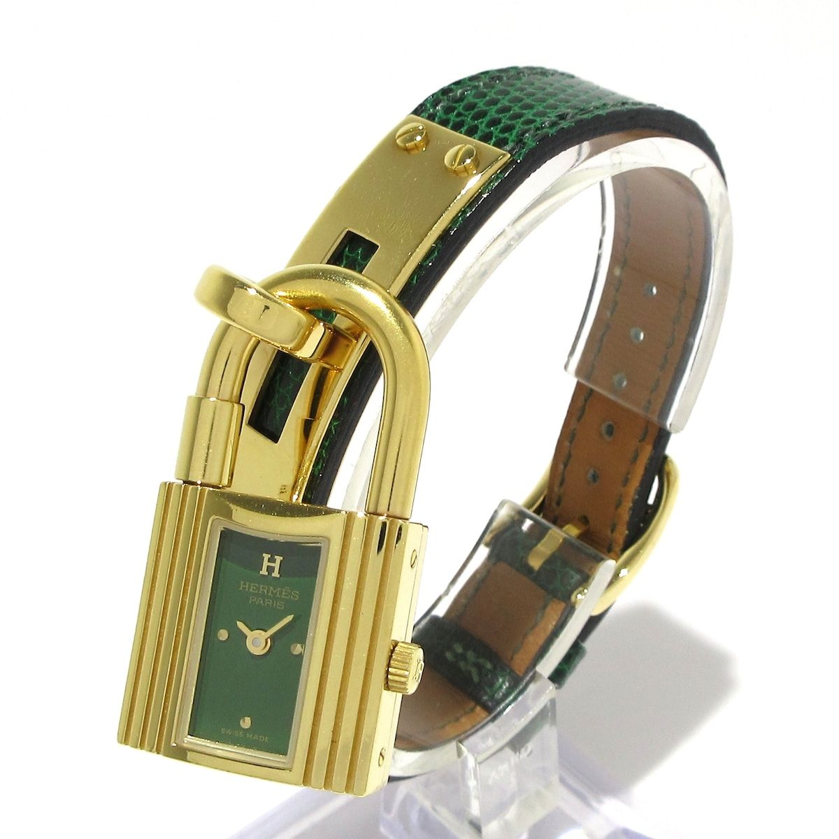 HERMES エルメス 腕時計 ケリーウォッチ レディース A グリーン