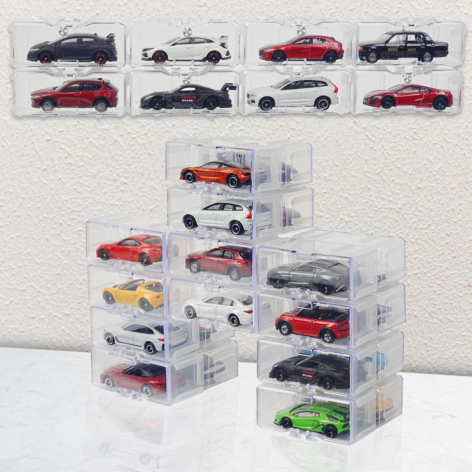 スリコ　トミカ収納　トミカ付き ミニカー収納棚 | 3COINS(スリーコインズ)キッズ | PAL CLOSET