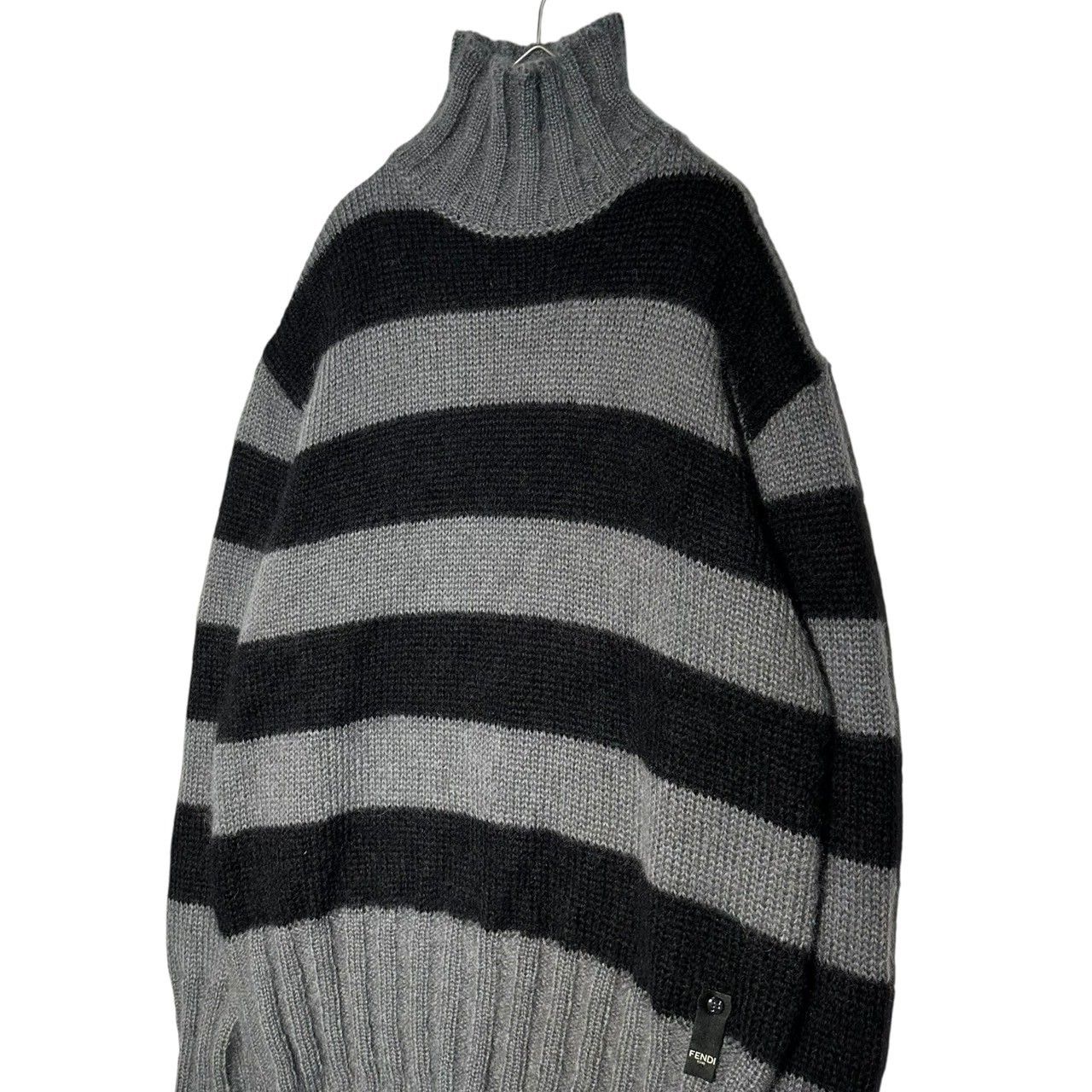 FENDI_タートルネック FENDI(フェンディ) Striped Turtleneck Mohair Knit L/S