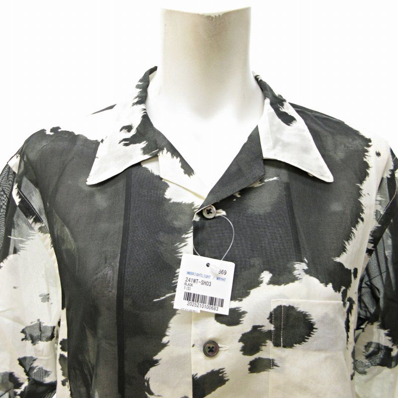 ライト WRYHT 24SS タグ付 シアー シャツ ブラウス オールドジョー  