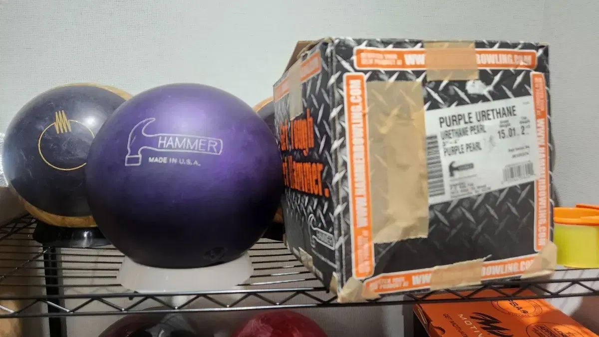 「美品」HAMMER パープルパールウレタン ハンマー　15ポンド4オンス Amazon.co.jp: Hammer パープルパール・ウレタン 15ポンド（ボウリング
