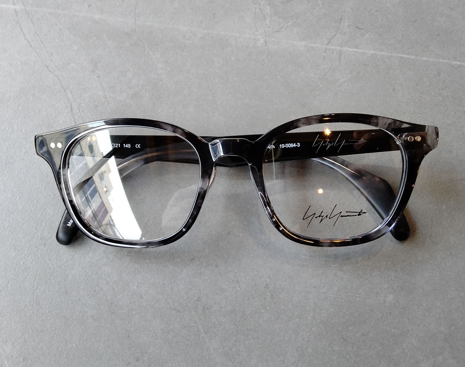 YOHJI YAMAMOTO EYEWEAR 19-0064-3 Fog BK - メルカリ