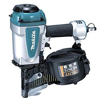 非常に良い マキタ Makita 75mm 梱包用エア釘打 ワイヤ75mm AN760 9jupf8b