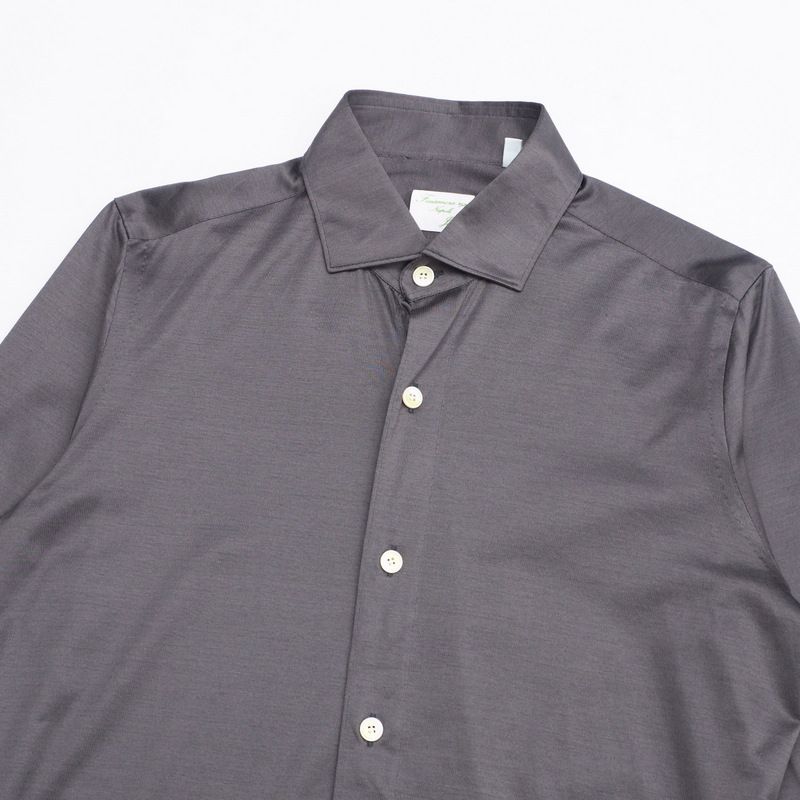 Finamore フィナモレ 長袖シャツ サイズS イタリア製 ブランド古着 |RA 1672