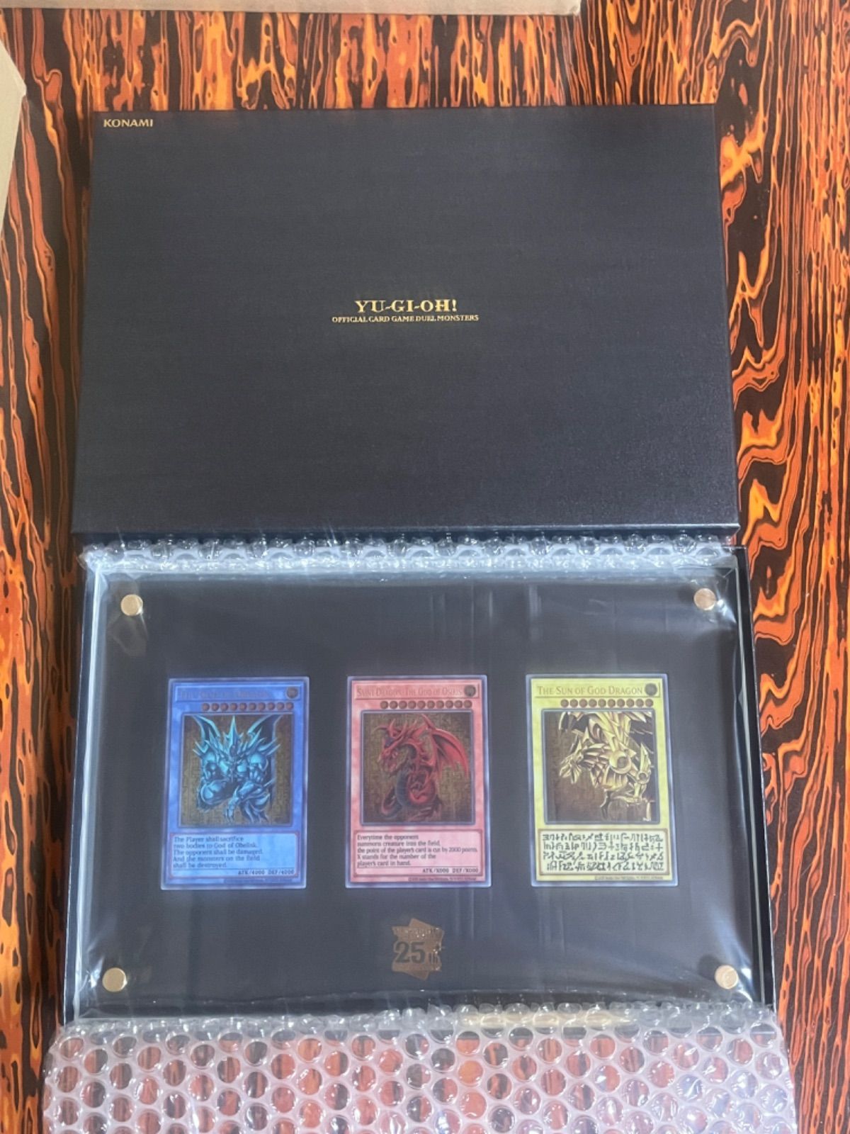 遊戯王OCGデュエルモンスターズ「三幻神」スペシャルカードセット 遊戯王OCG三幻神スペシャルカードセット（ステンレス製） 限定】25周年