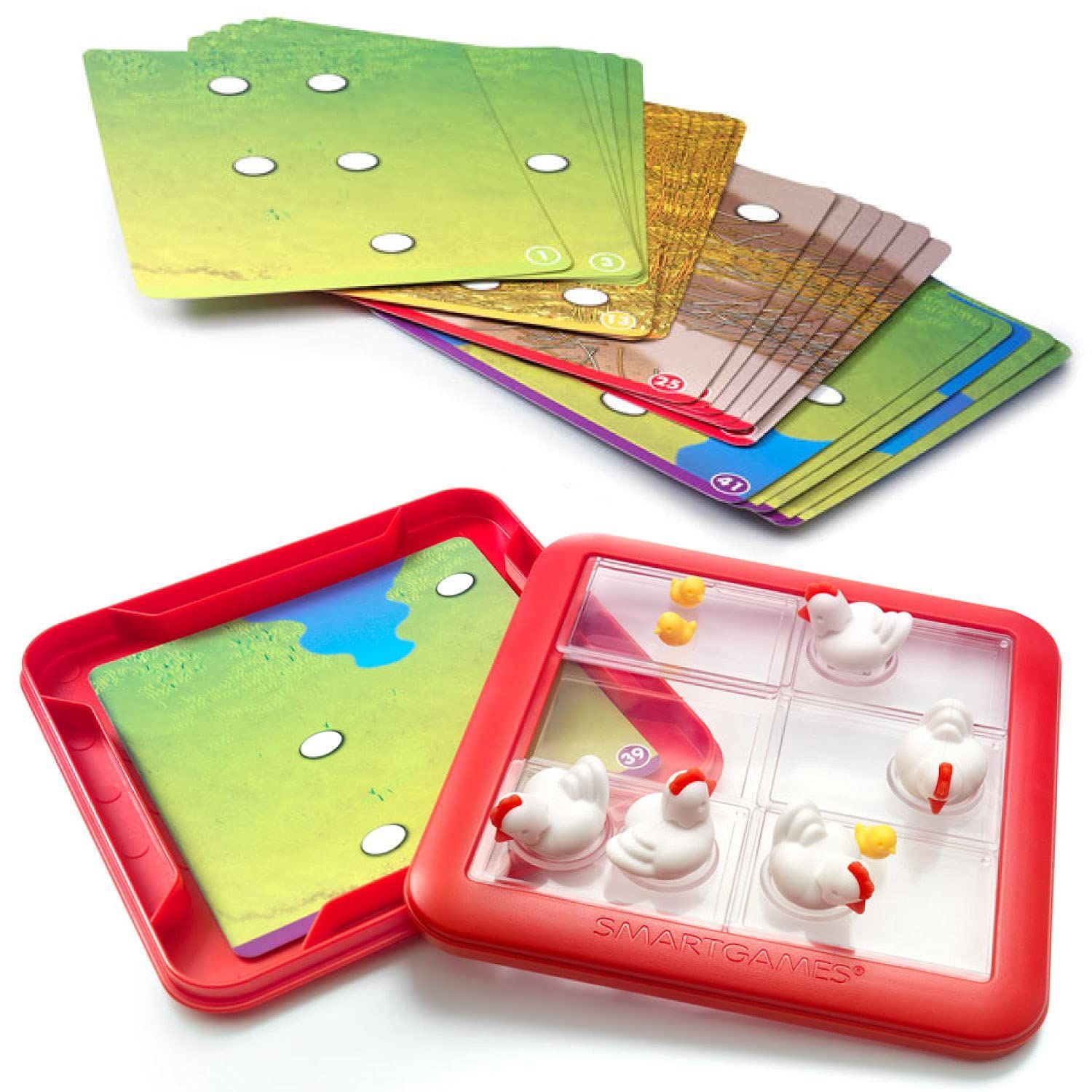 在庫 脳トレ Jr. パズル チキンシャッフル ボードゲーム Games SG441JP Smart