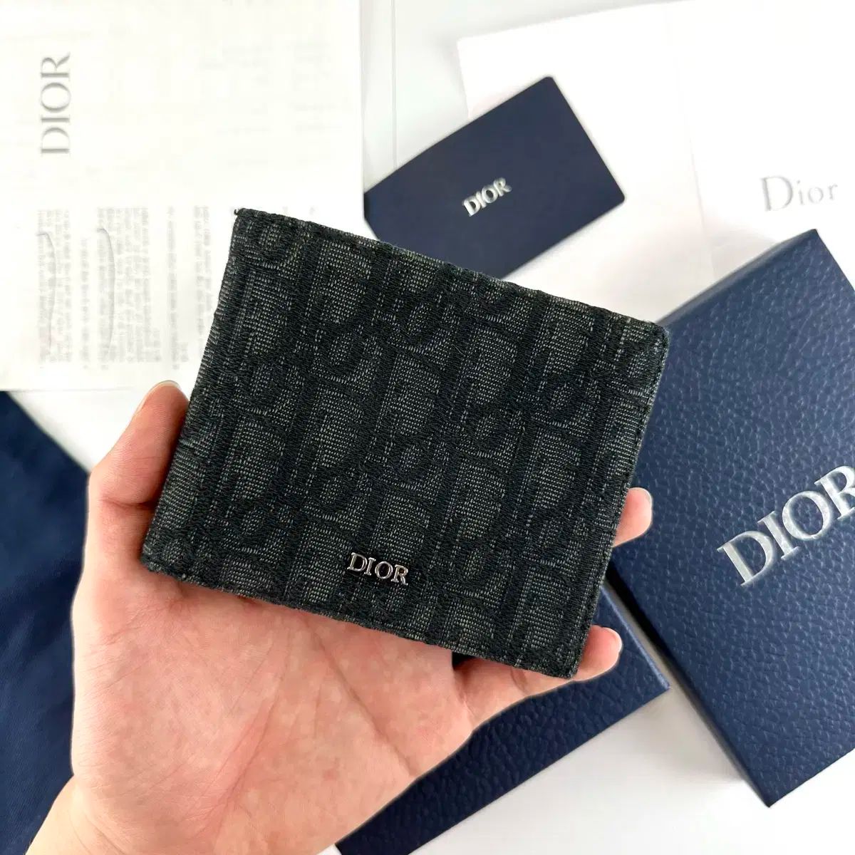 楽天市場】DIOR HOMME ディオールオム小銭入れ2つ折り財布