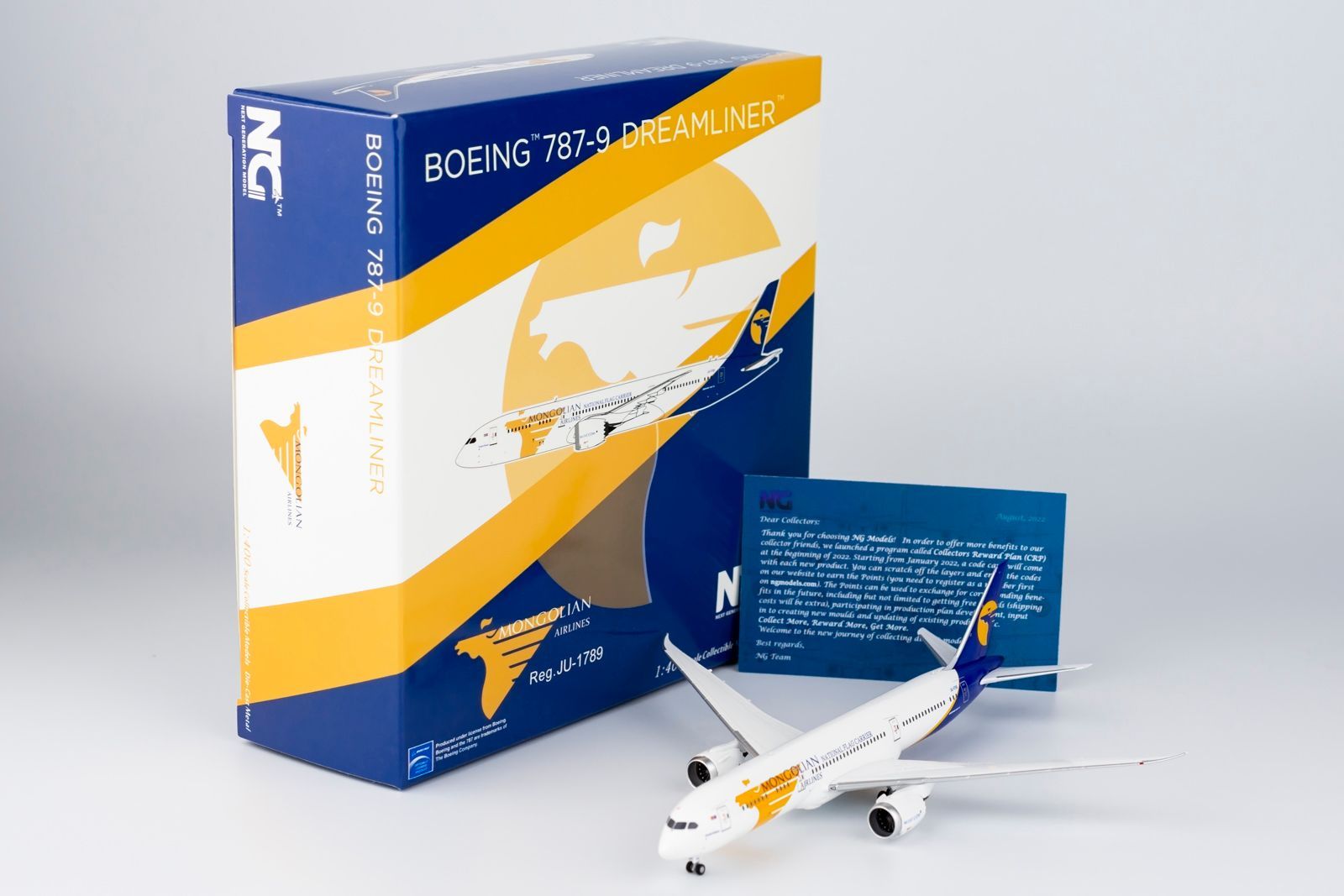 NGmodel MIATモンゴル航空 787-9 JU-1789 1/400 55089 - メルカリ