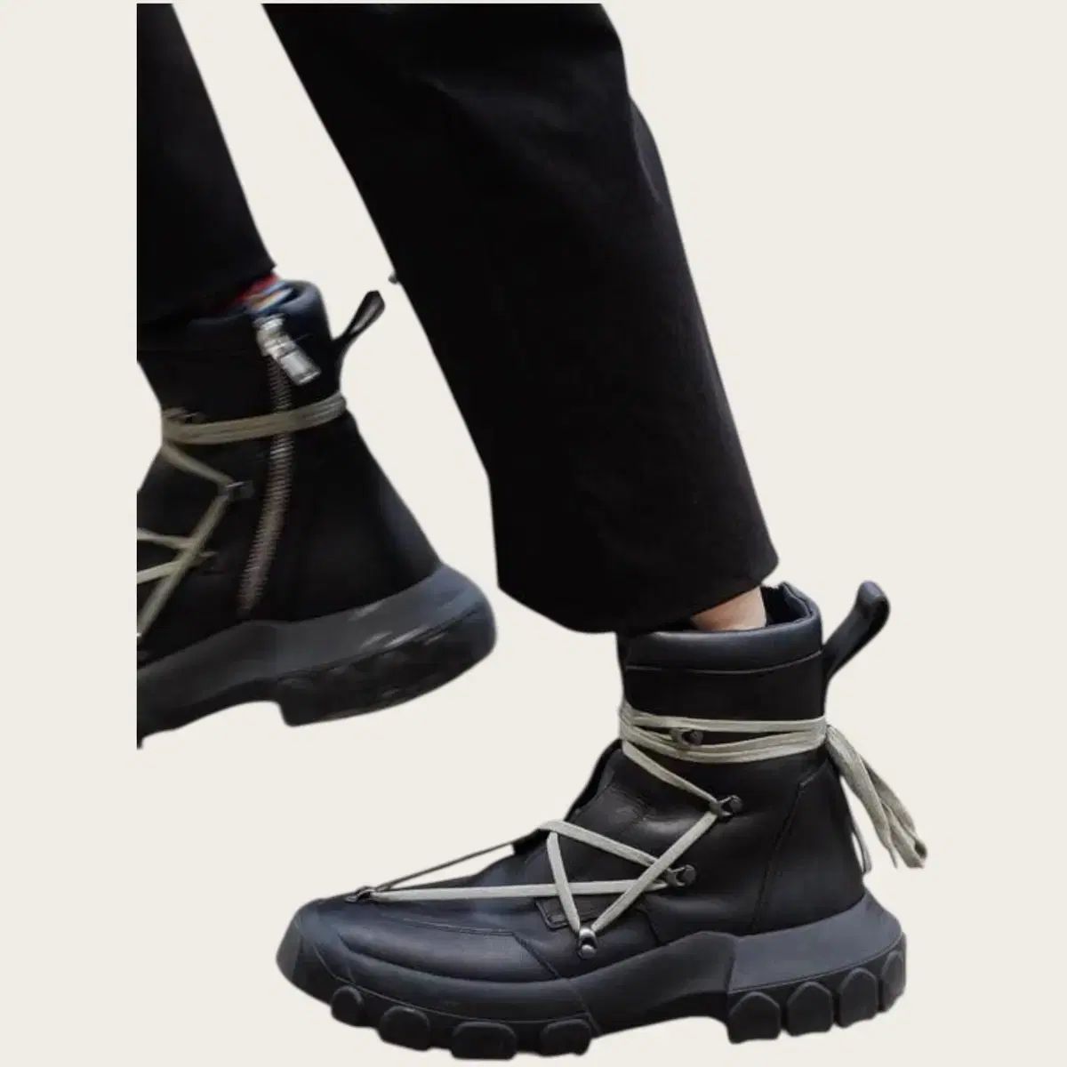 40 RICK OWENS リックオウエンス トラクター ハイキング ブーツ