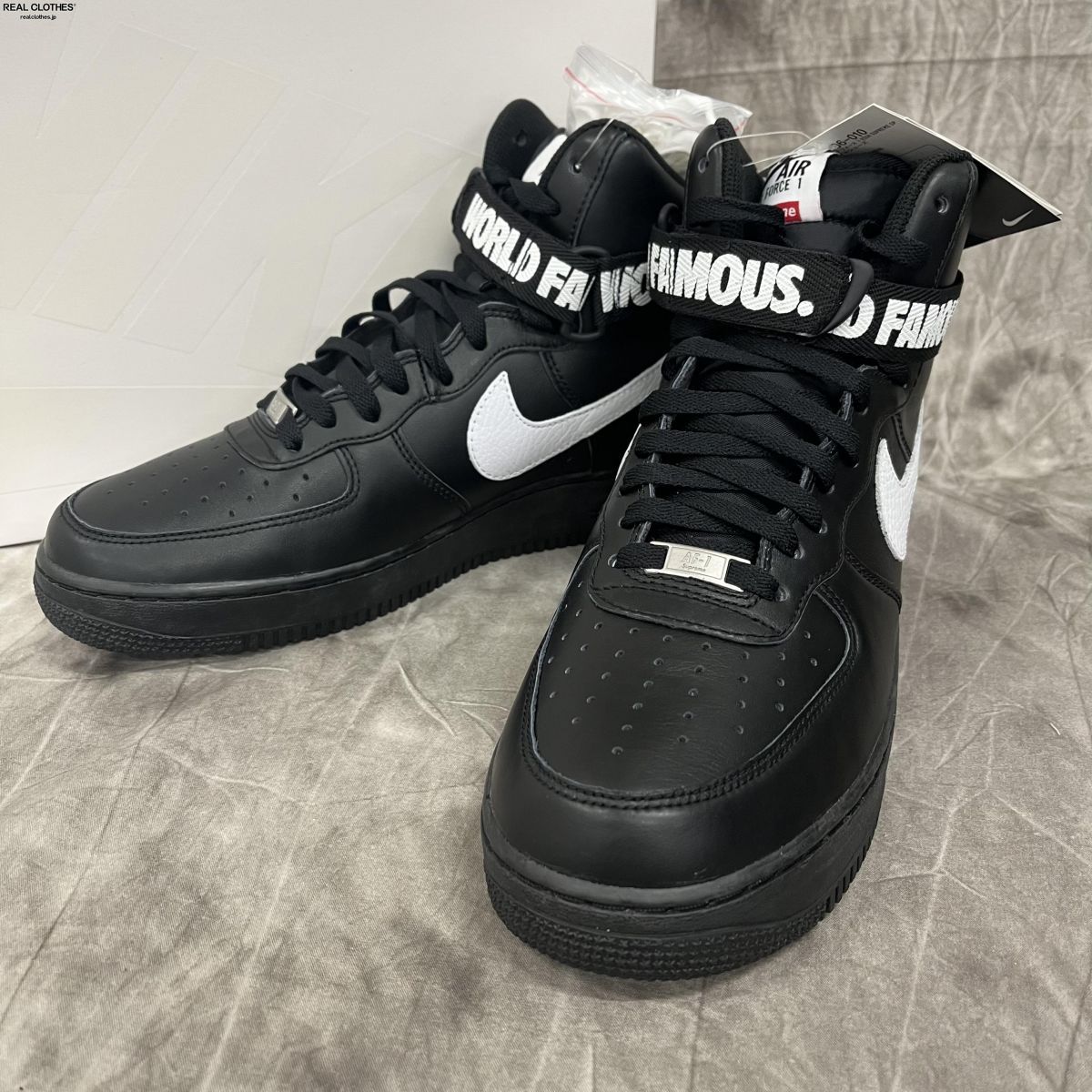 Supreme×NIKE/シュプリーム×ナイキ AIR FORCE 1 HIGH SUPREME SP/エアフォース 1 ハイ  698696-010/28.0 - メルカリ