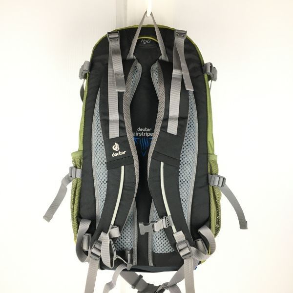 deuter/ドイター 30L レインカバー付き 登山/リュックサック/バックパック ライムグリーン 背面スポンジ ポケット多数  管NO.YB26-14 #BUZZBERG - メルカリ