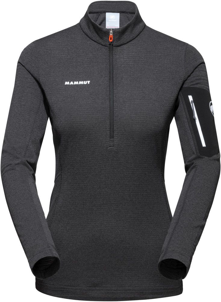 マムート MAMMUT アウトドア Aenergy Light ML Half Zip Pull Women 101403790 00189 BLACK-PHANTOM