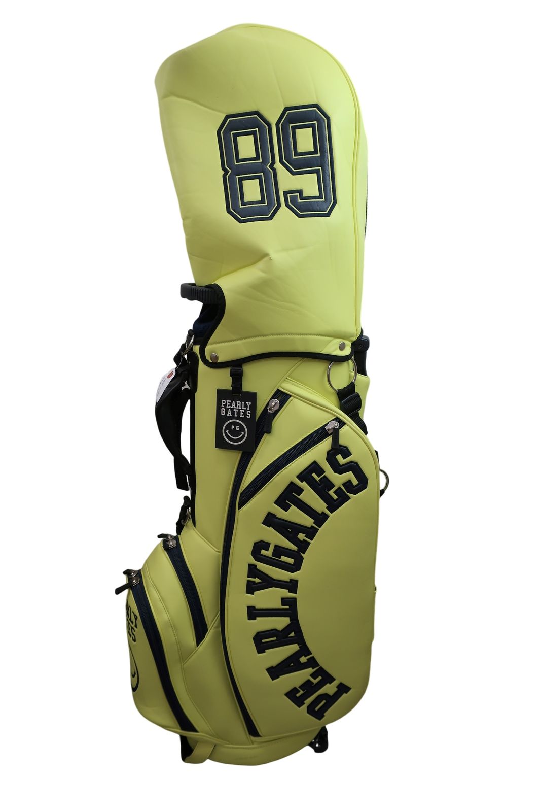パーリーゲイツ　ニコちゃん　キャディバッグ ヘッドカバー 美品】PEARLY GATES(パーリーゲイツ) スタンド式キャディバッグ