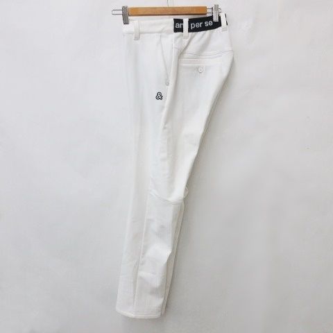 アンパスィ and per se パンツ ゴルフ スポーツウェア ロング丈 ロゴ