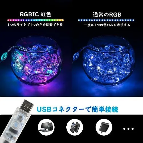 飴ボール_5M 33LEDs BTF-LIGHTING イルミネーションライト 5M 33LEDs