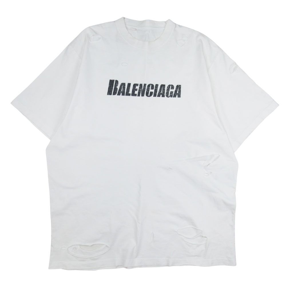 BALENCIAGA バレンシアガ デストロイ Tシャツ 【公式通販】
