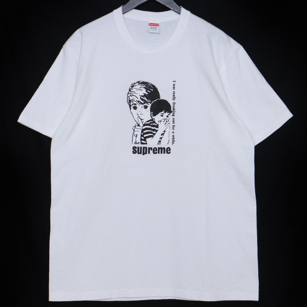 Supreme 23AW Freaking Out Tee 未使用品 Supreme - SUPREME 23FW Freaking Out Tee Tシャツ M 黒の通販