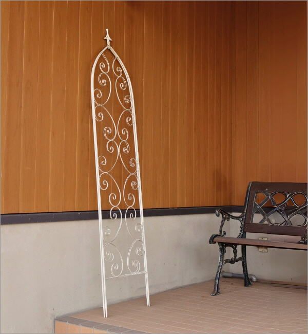 トレリス フェンス 方位記号モチーフ アイアン製 ガーデントレリス