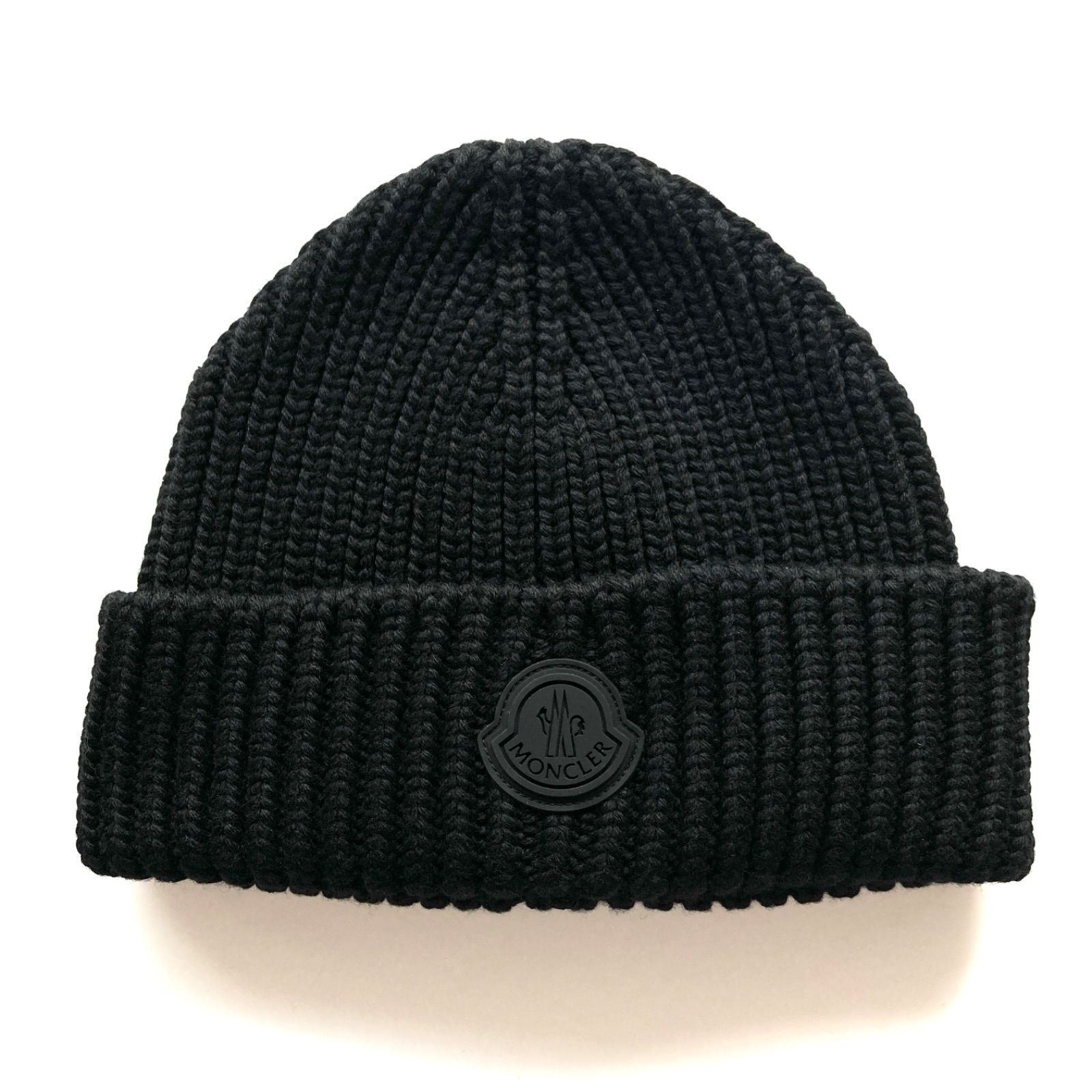 Moncler キャップ 24SS最新 新品! ブラック アーチロゴ フリー