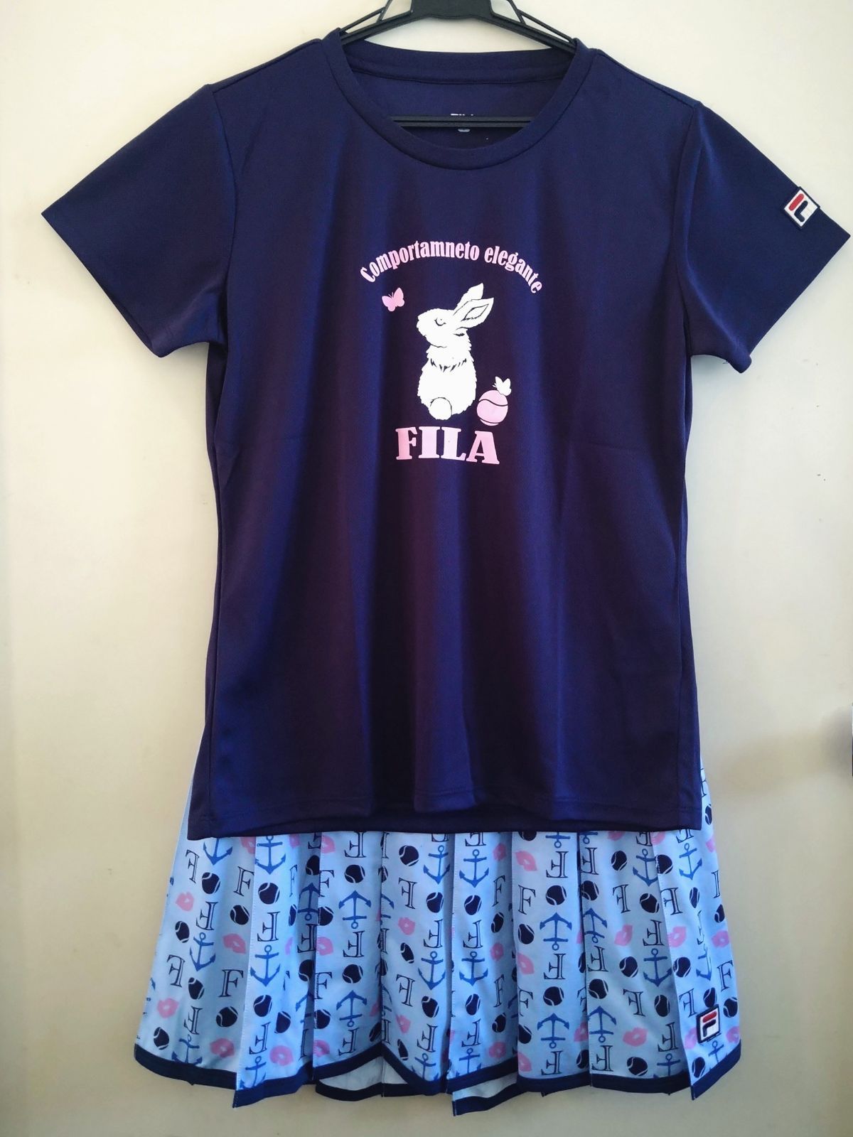 FILA フィラ テニス ウェア シャツ スコート 上下セット LMサイズ 新品