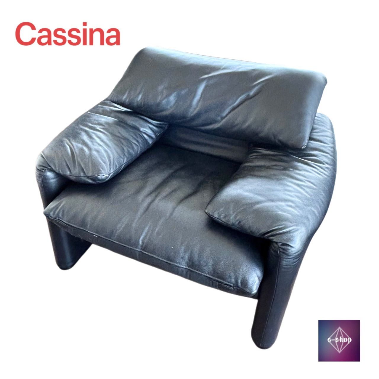 正規品 Cassina カッシーナ MARALUNGA マラルンガ 1人掛け ソファ