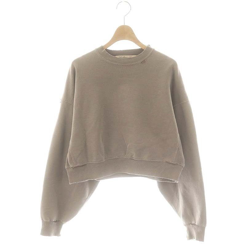 shishikui レミレリーフ　スウェット レミレリーフ REMI RELIEF SHISHIKUI ダメージ加工スウェット