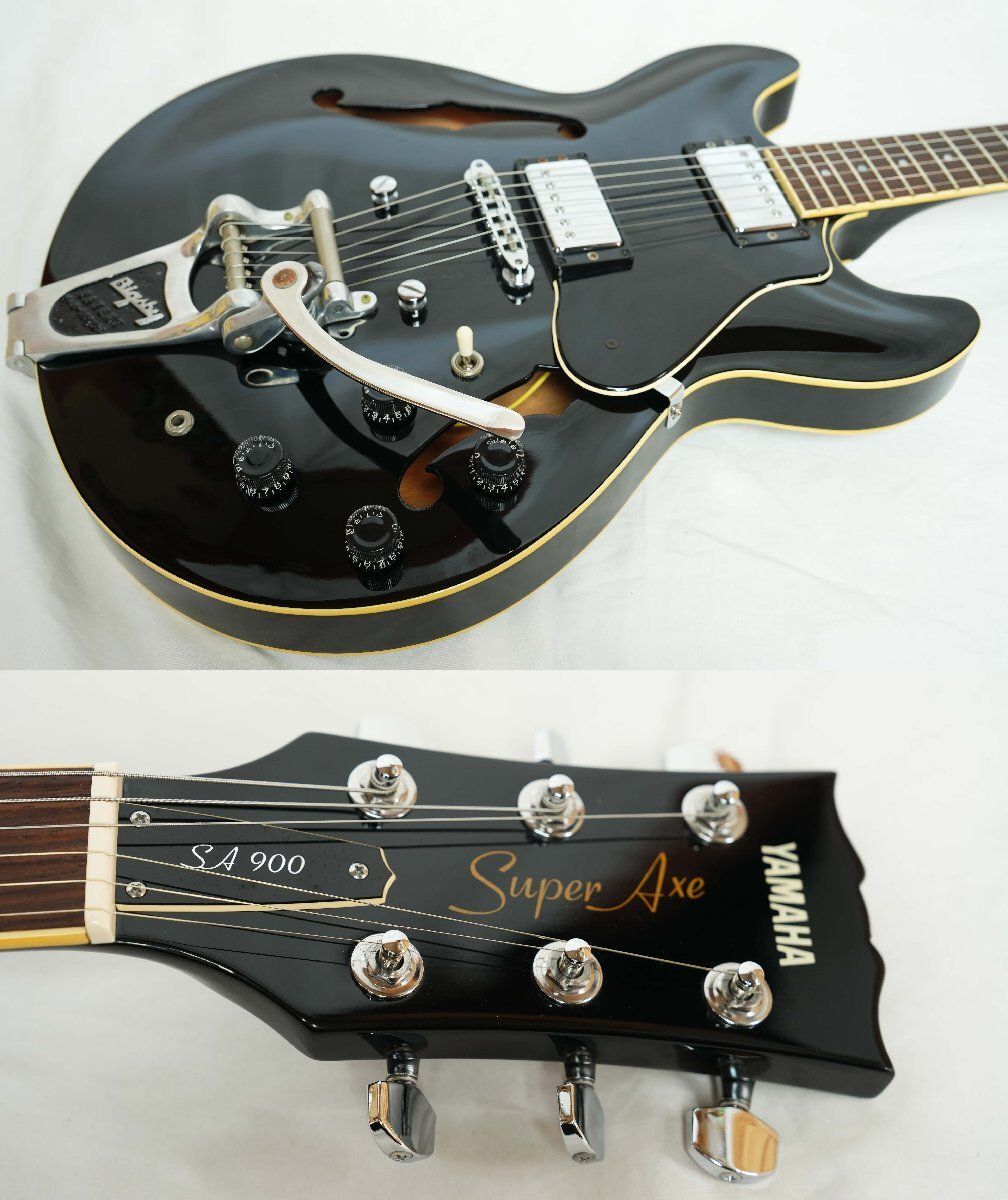 ☆YAMAHA☆Super Axe SA900 BL (改) Bigsby搭載 セミアコ 80年代